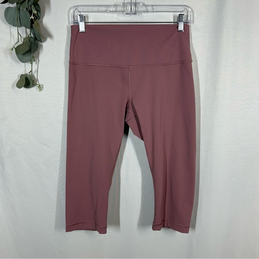 Lululemon | Wunder Under Hi-Rise 1/2 Tight 17” Figue Leggings Women’s Size 10